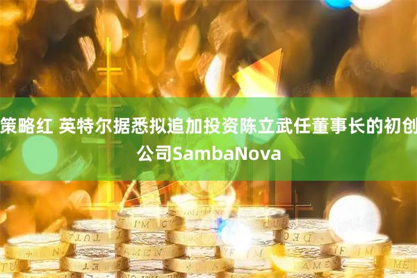 策略红 英特尔据悉拟追加投资陈立武任董事长的初创公司SambaNova